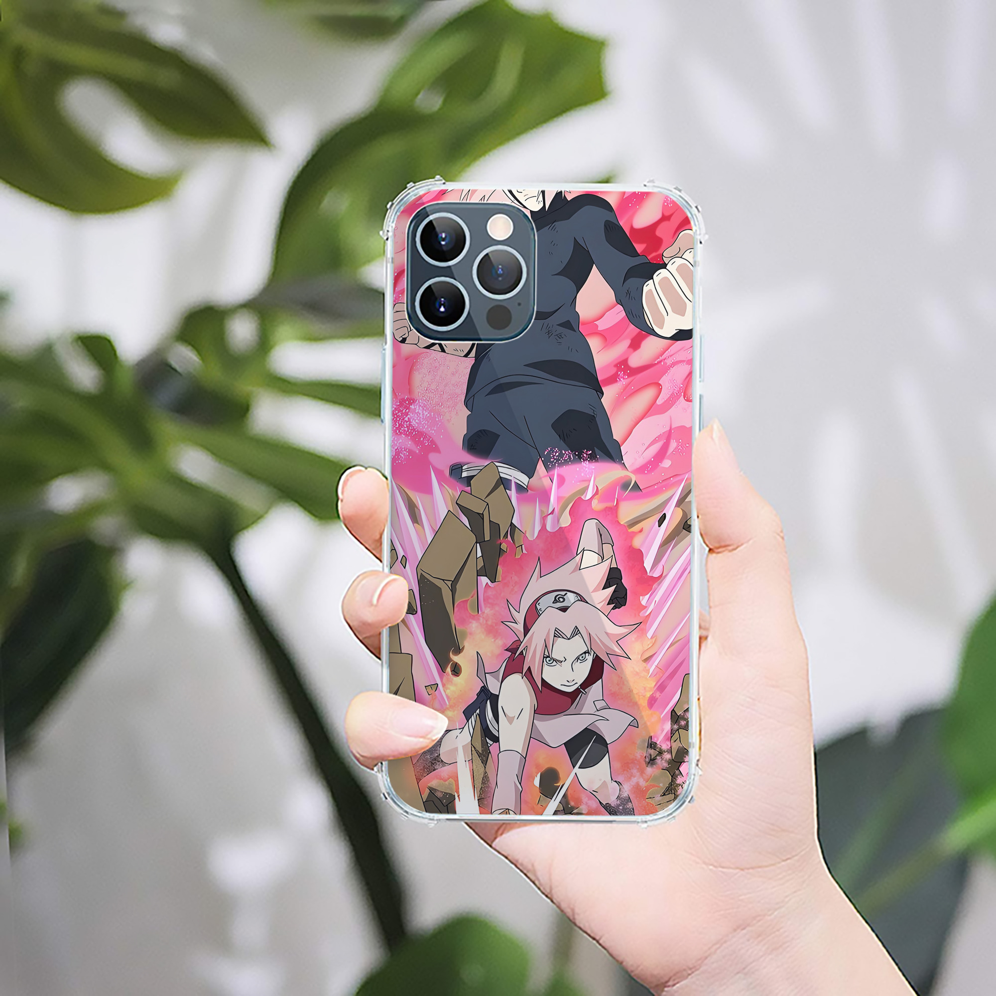 （画像用） NARUTO -ナルト- NARUTO -ナルト- 疾風伝 【iPhone 12シリーズ対応】透明スマホケース（クリアソフトケース）